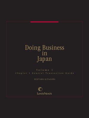 cover image of Doing Business in Japan